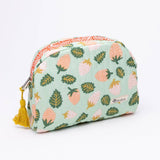 Suzette Small Quilted Scallop Zipper Pouch