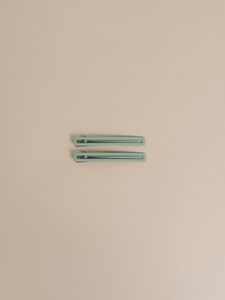 Leia Hair Clips Set, Assorted: Sage