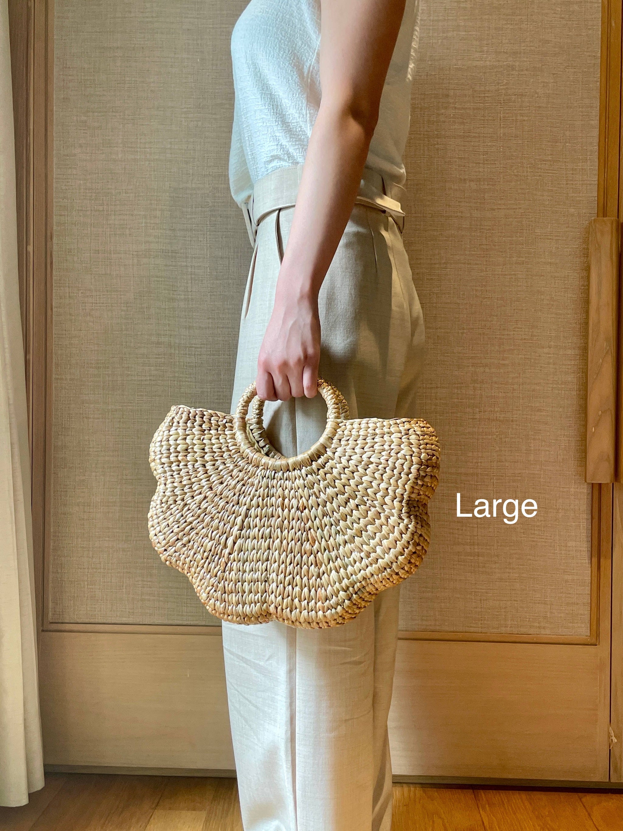 完売☆LUDLOW ラドロー Bucket-Water hyacinth bag Bucket-Water hyacinth bag— LUDLOW STORE