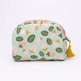 Suzette Small Quilted Scallop Zipper Pouch