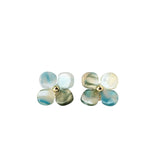 Hydrangea Studs: Jade