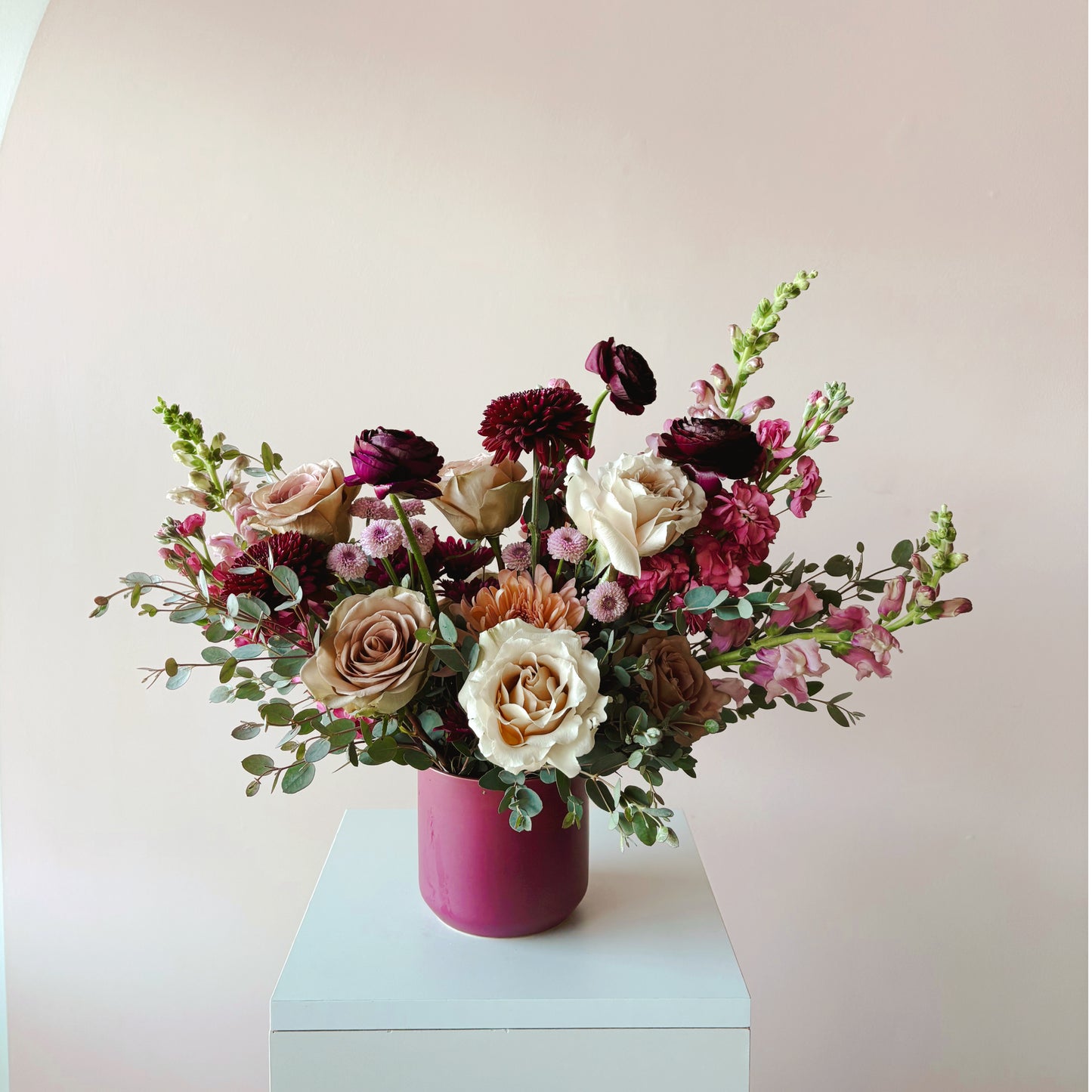 Dusk, dark toned flower arrangement. - Exclusive, luxury flower arrangement by Bloomstall - Columbia, Tennessee