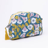 Evangeline Small Quilted Scallop Zipper Pouch