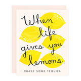 Life Gives Lemons Greeting Card