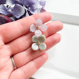 Hydrangea Studs: Jade