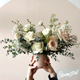 Beautiful and luxurious flower arrangement by Bloomstall.