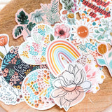 Clear Anemone Sticker 2.25x1.5in
