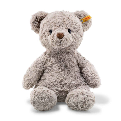 Steiiff 15" tall bear with light brown fur.