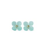 Hydrangea Studs: Jade