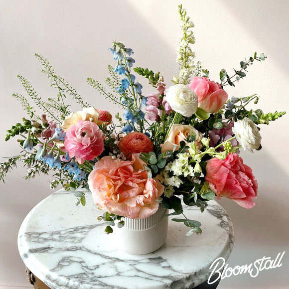 Hey Mama!  Luxury flower arrangement for Mother's Day 2024 by Bloomstall Flower Boutique.