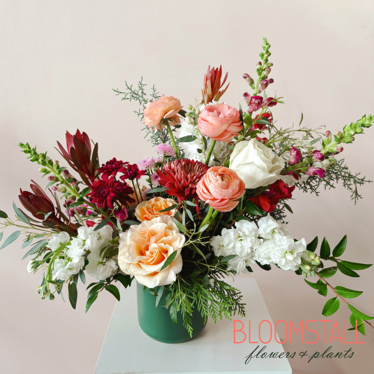 Merry, Merry - Exclusive Christmas Arrangement by Bloomstall