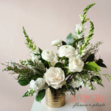 Winter Glow - Exclusive white holiday arrangement by Bloomstall - Columbia, Tennessee