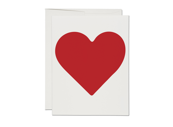 Huge Heart love greeting card Valentine