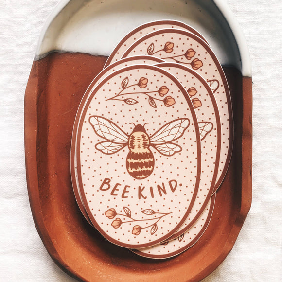Bee Kind Vinyl Sticker