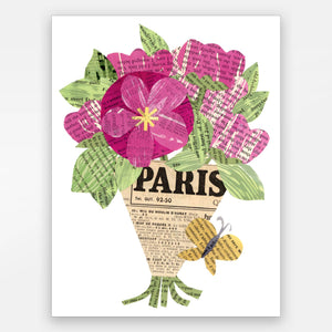 Paris Peonies Card