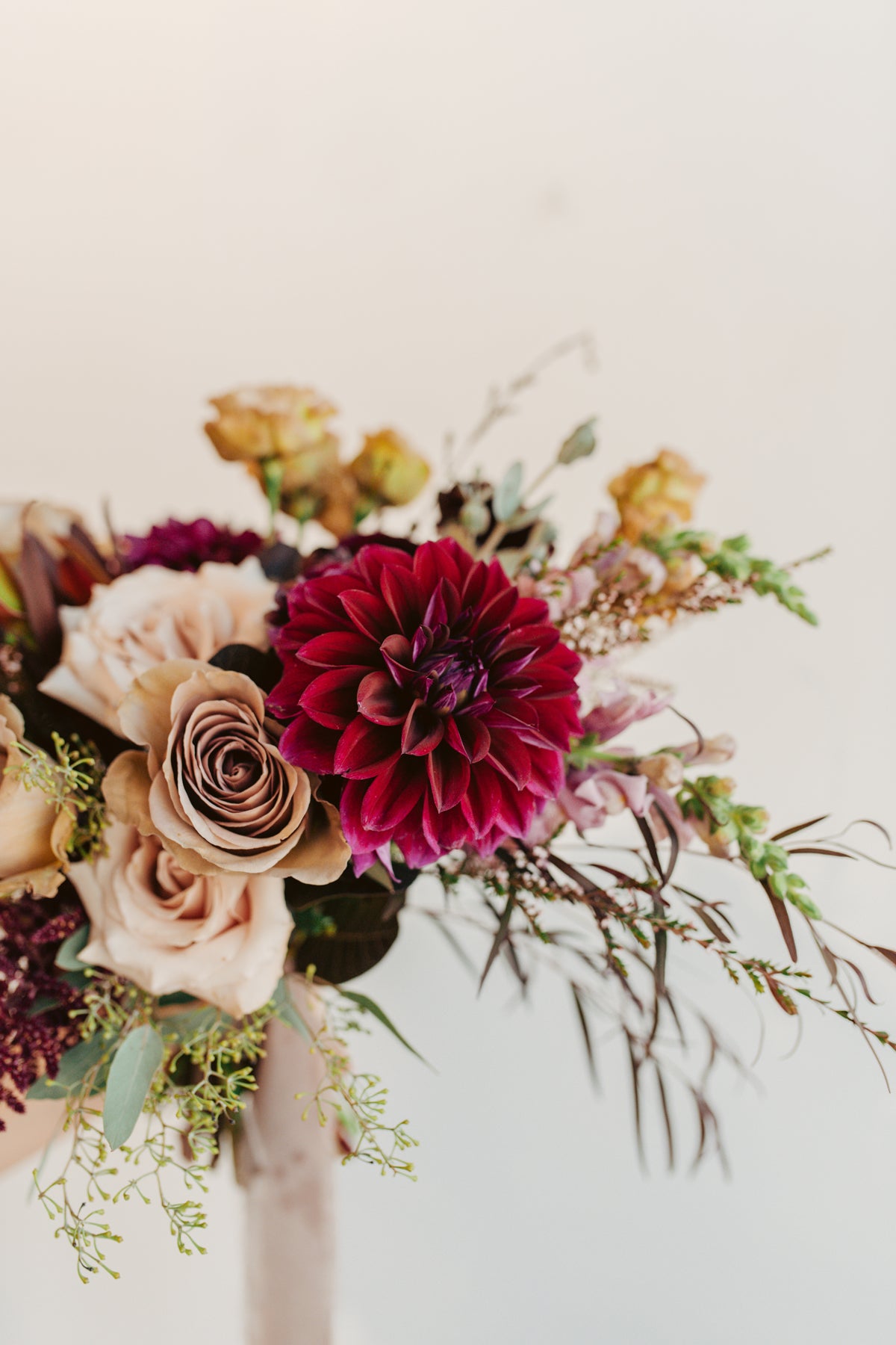 Close up of Fall Wedding Flowers - Columbia, Tennessee