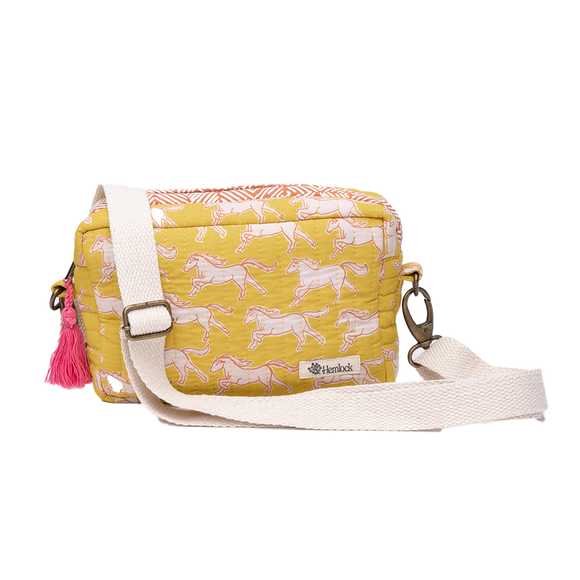 Horses Quilted Cross Body