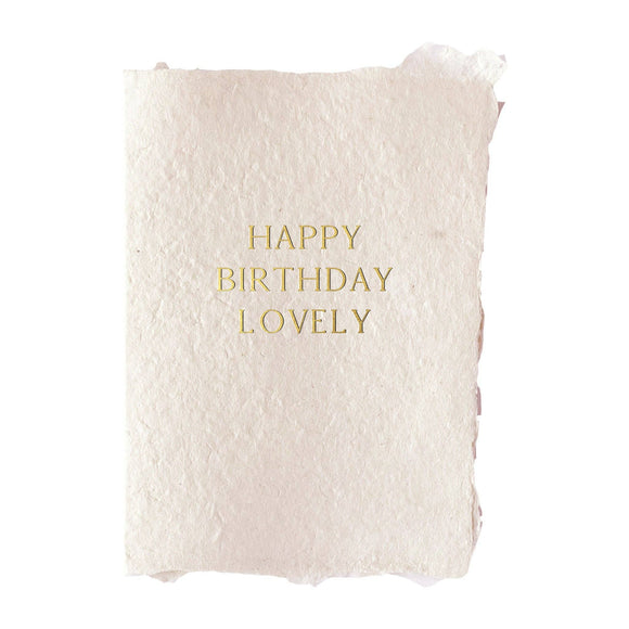 happy birthday lovely card