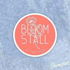 Bloomstall Logo Sticker - Bloomstall Flowers - Columbia, Tennessee