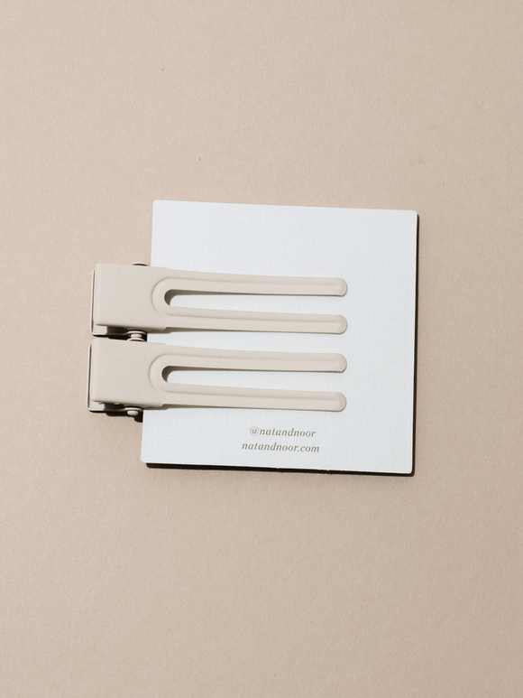 Lu Lu Hair Clip In Bone