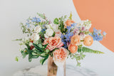 Wedding floral design in Columbia, Tennessee by flower designer Michelle Hughes.