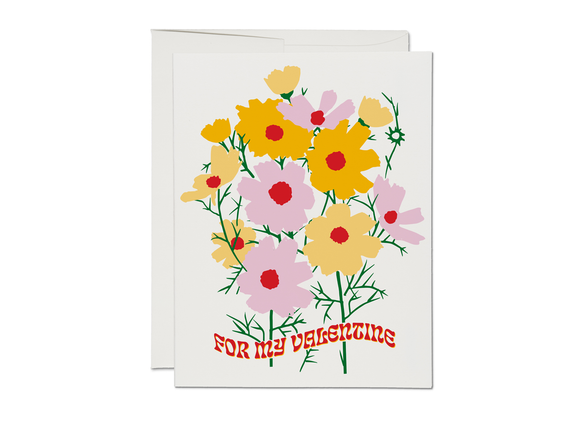 For My Valentine Valentine's Day greeting card