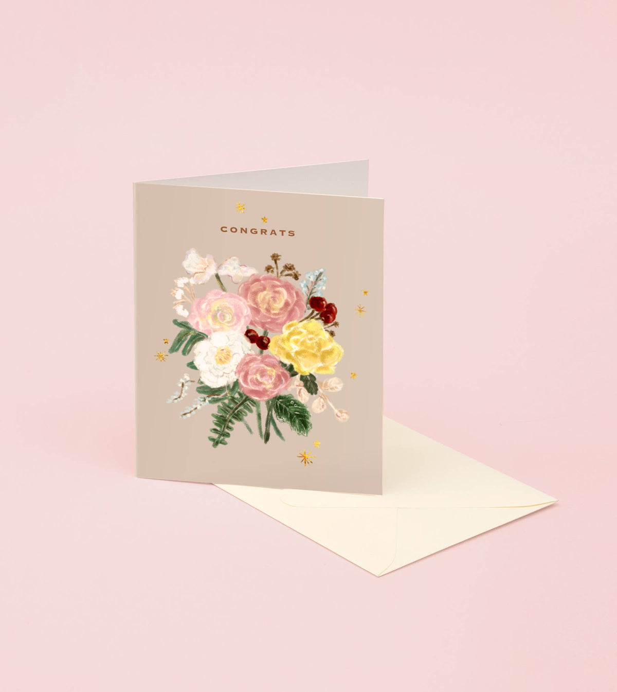 Anna Bouquet Congratulations Card