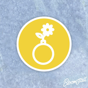 Bloomstall Flower Bomb Sticker - Bloomstall Flowers - Columbia, Tennessee